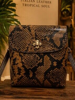 Patricia Nash *RARE Python Print Careri Bag - NWT